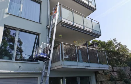Stecklift Ziegelkorb
